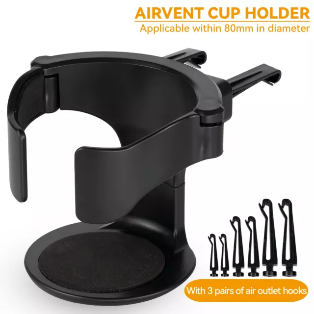 Getränkehalter Universal Auto KFZ Becherhalter Kaffeehalter Cup Holder Schwarz