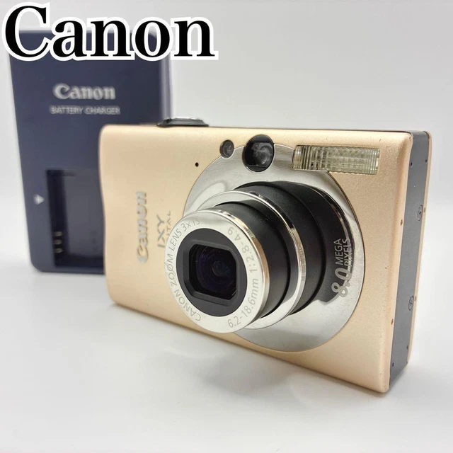 【稼働】Canon IXY DIGITAL（PC1271） ゴールド CANON IXY DIGITAL 20 IS Gold Compact Digital Camera Tested