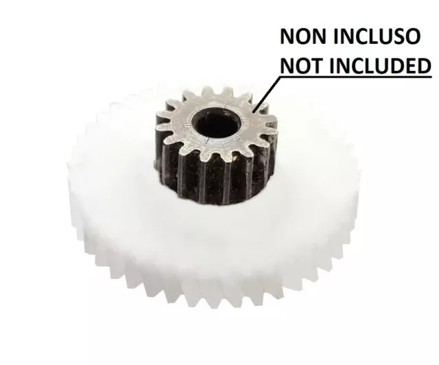 Ingranaggio in nylon per motoriduttore stufa a pellet MK Merkle Korff 5,6 rpm