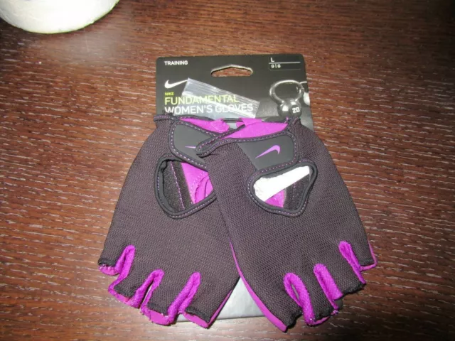 Nike Fitness Workout Training Gloves Women's Medium nwt Free Shipping