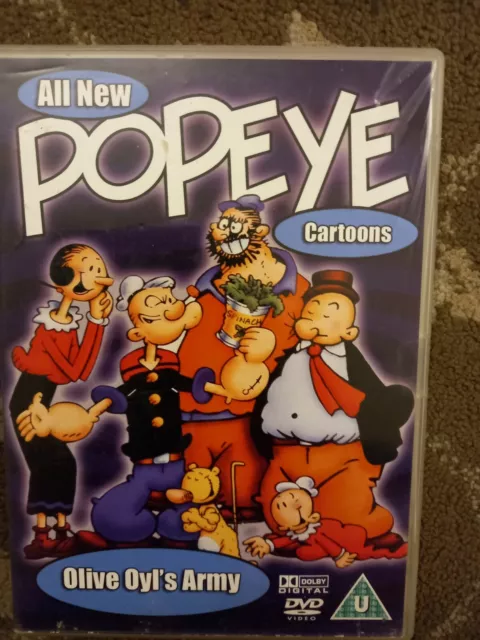 Popeye Olive Oyl's Army Dvd Retro Kids