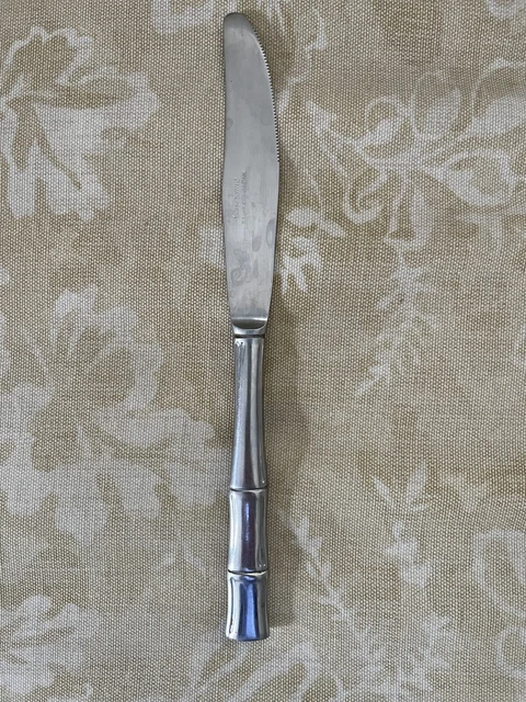 Cuchillo para una cena - Cubiertos supremos de bambú acero inoxidable Japón