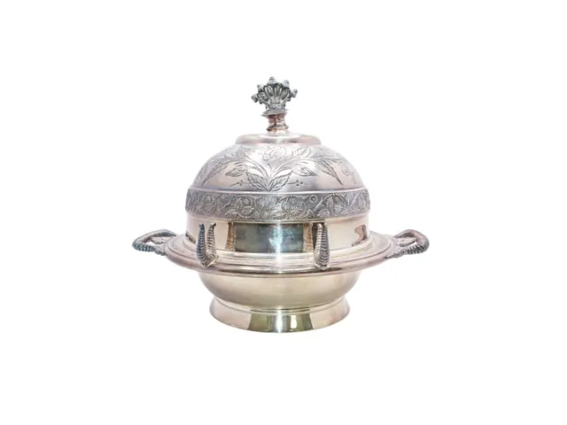 Rogers & Bro. Triple Silver Plated  Dome Butter Dish