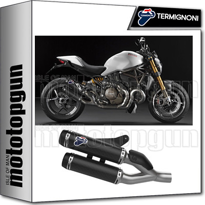 Termignoni TERMIGNONI POT COMPLETE RACE FETTA SALAME D113 CARBONE DUCATI 1198 2012 12 