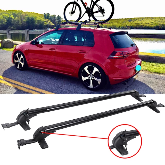43.3& TOP ROOF Rack Cross Bars Luggage Carrier w/ Locks For VW Golf