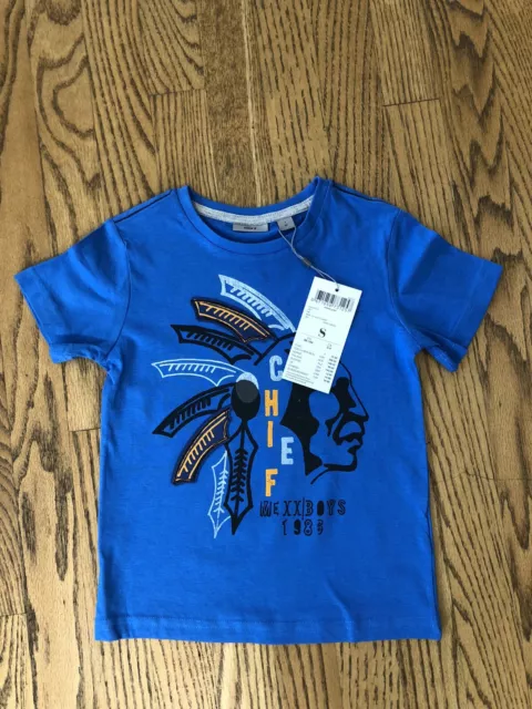 Boys Mexx Blue T-shirt Eu 98-104 cm 3-4 Yrs NWT