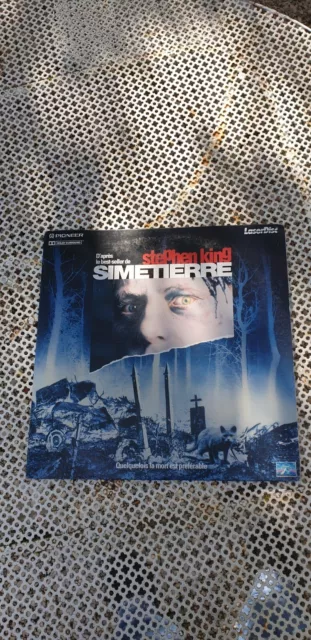 Simetierre Stephen King Horreur Laserdisc Laser Disc Français Pal Fr