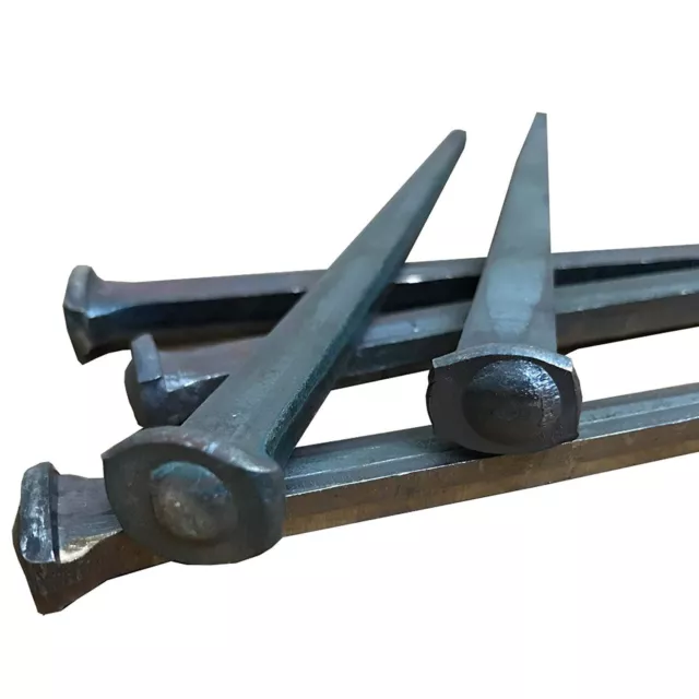 7"- Steel Square Common Rose Head STANDARD-70d Nails - Antique Style nails