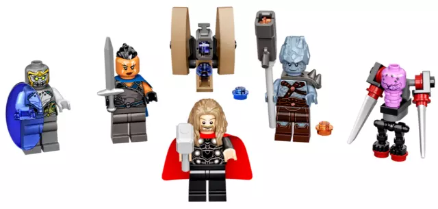 LEGO 5 Minifigures: Korg Miek Valkyrie Chitauri Thor 40525 Marvel Avengers