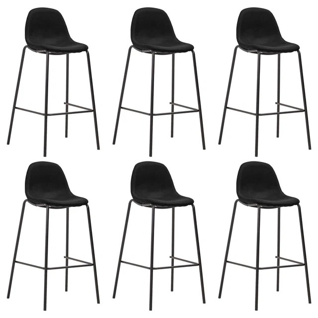 Lot de 2 Tabouret de Bar WOLTU, Tabouret Haut avec Repose-Pieds et