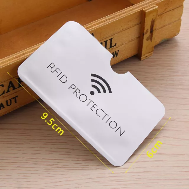 Wallet Credit Cards Covers Anti-theft Card Case ID Card Holder Anti Rfid 3