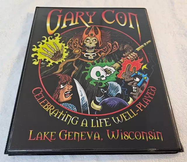 Gary Con Dungeon & Dragons Masters Screen RPG 50th Anniversary Gygax Quad Fold