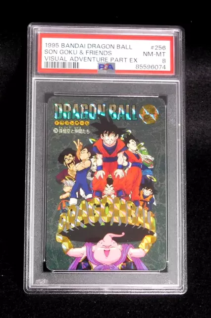 PSA 8 Dragon Ball Sohn Goku & Freunde #256 Prism Japanisch Visual Adventure 1995