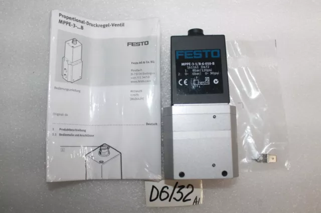 Festo 161161 Proportional-Druckregelventil Typ MPPE-3-1/8-6-010-B