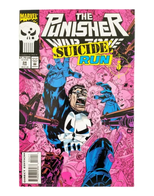 The Punisher War Zone  Suicide Run 5  Comic Book Vol 1 #24  Marvel Comics  1994