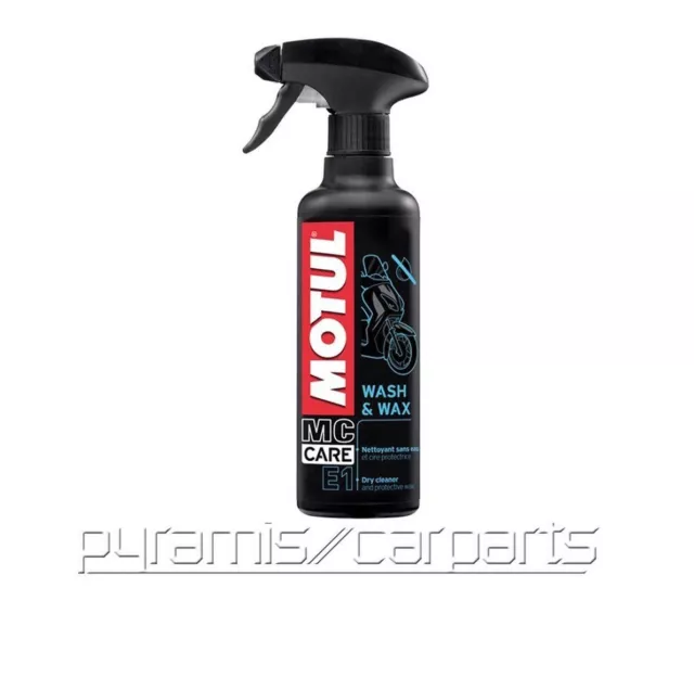 NEU 1x 102996 MOTUL E1 WASH & WAX 400ml MC CARE LINE SCHNELLREINIGER (€44,88/L)