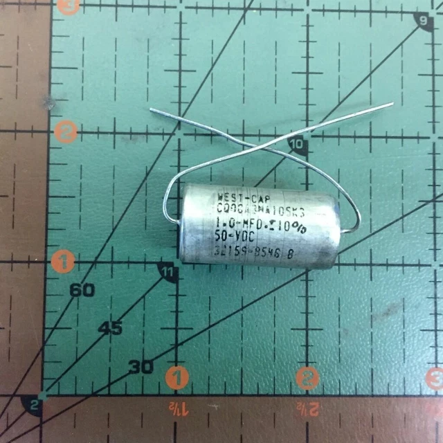 S&E, Film Capacitor, 1.0uf, 200v, 5%, New Old Stock - Foto 11