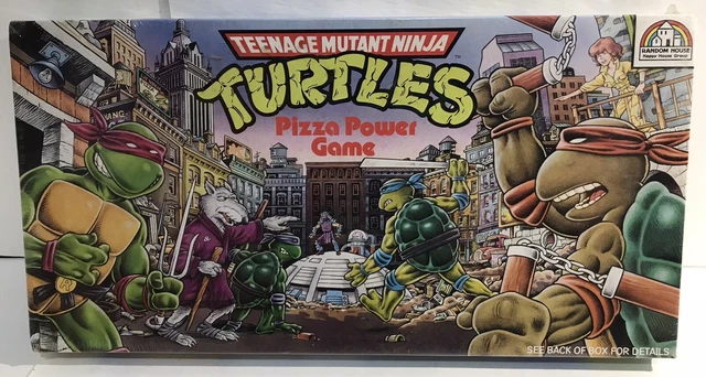 PIZZA POWER GAME Teenage Mutant Ninja Turtles TMNT 1987 Random House ...