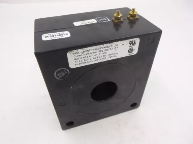 Crompton Instruments Current Transformers 21 Series  21-500 50:5A 50-400Hz 600V