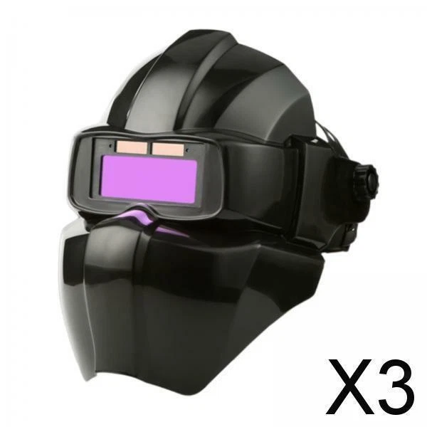 3X Casco per saldatura Maschera per saldatore Gamma di ombre 9-13 Cappuccio per