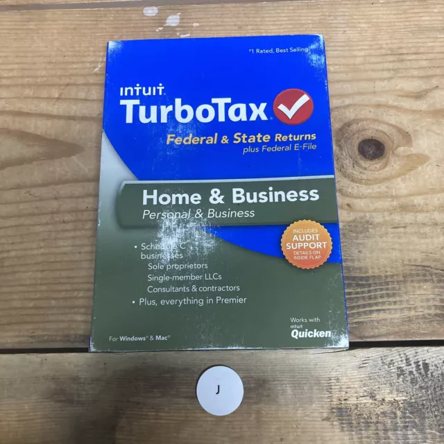 NEW TurboTax 2013 HOME & Business PERSONAL Federal & State CD Genuine Intuit