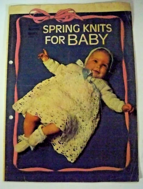 Women's Weekly Knitting Book - Spring Knits For Baby, 1972