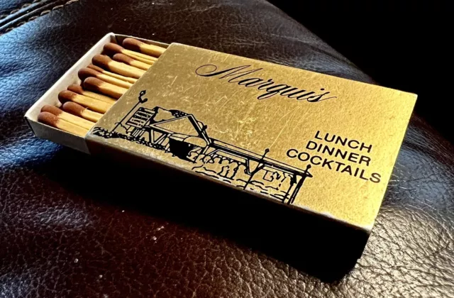 Marquis French Cuisine, Santa Clara, CA, Matchbook W/ Matches