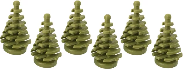 Lego 4x Pino Verde Oliva Piccolo (Albero di Natale) NUOVO!!!!