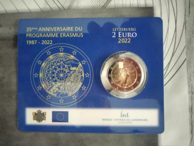 2 euros BU Luxembourg 2022 Erasmus