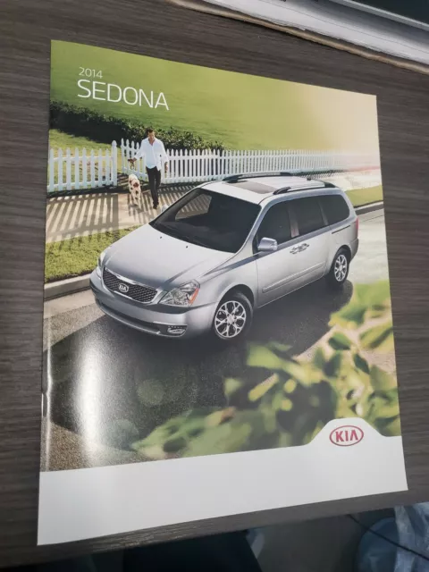 2014 KIA SEDONA 24-page Original Sales Brochure  Free Shipping