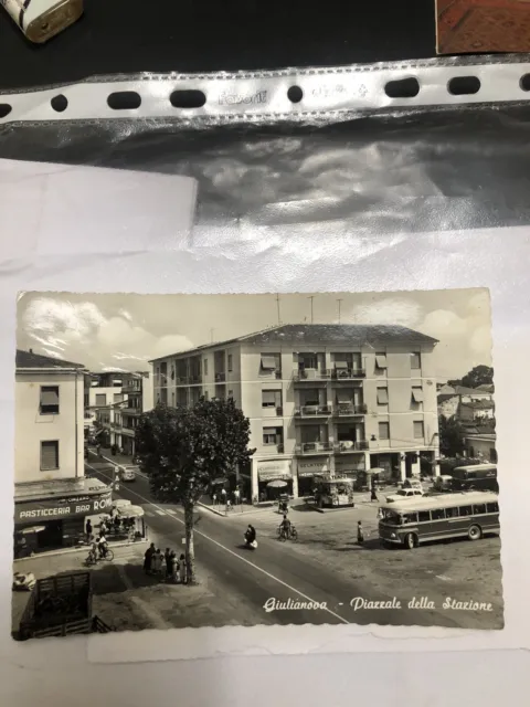 Giulianova Teramo Piazzale Stazione Viagg 1959