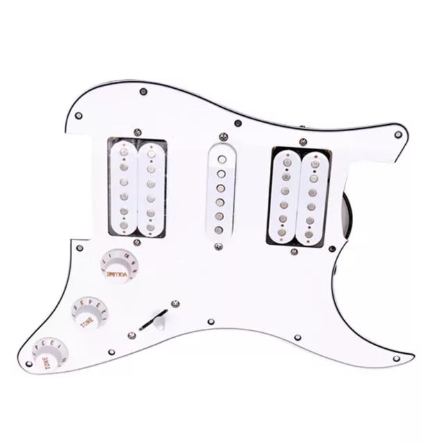 NEW- PICKGUARD loaded STRATOCASTER HSH STANDARD white pour guitare STRAT