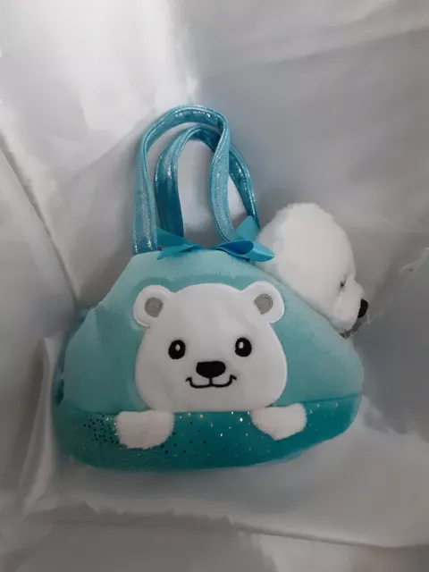 Aurora World Fancy Pals Peek-a-Boo Polar Bear Toy