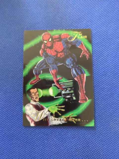 1994 Flair Marvel Universe #3 - With Great Power - Origin Of Spider-Man