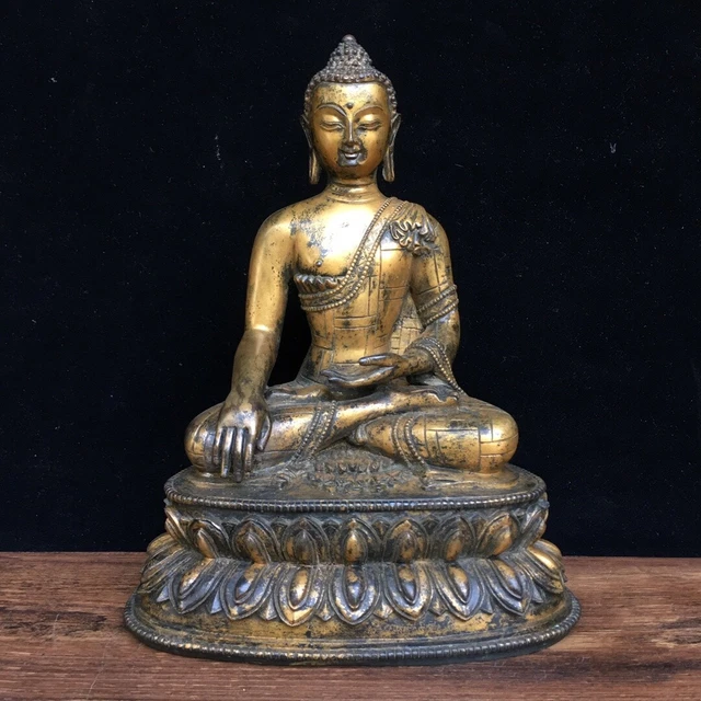 Chinese Exquisite Handmade Buddha Bronze Statue
