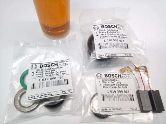 Bosch GBH 5-40 ES juego de reparación mantenimiento tapa protectora de carbón juntas disco aceite