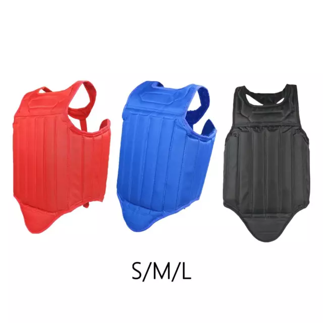 Karate Chest Guard Taekwondo Protector Rib Shield Armour Mma Body Protector for