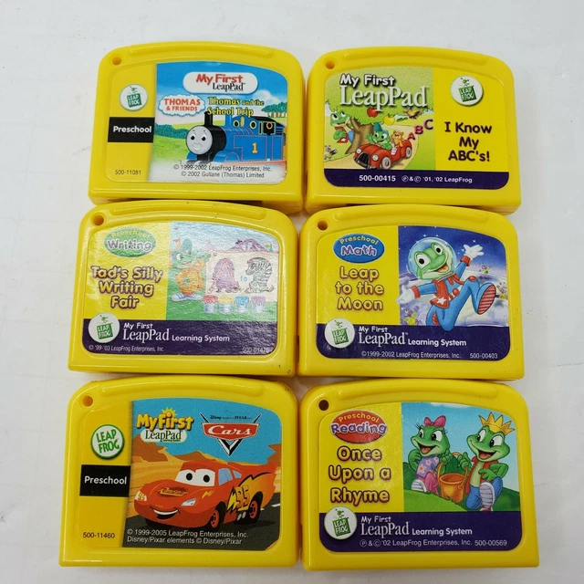 First Leappad Cartridges Leapfrog Leappad Learning System My