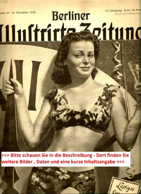 1938 Geburtstagszeitung BIZ Zeitung vom / zum 86. Geburtstag Geschenk Dokument