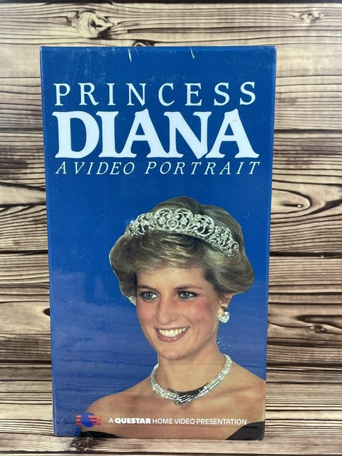 NEW PRINCESS DIANA A Video Portrait VHS Tape Home Video Questar Sealed new-princess-diana-a-video-portrait-vhs-tape-home-video-questar-sealed