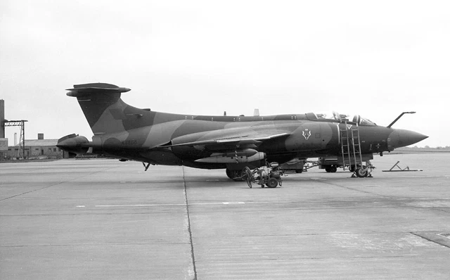 12 Sqn, Buccaneer S.2B, XV868 at RAF Honington, 18 Sep 1979 - original B&W neg