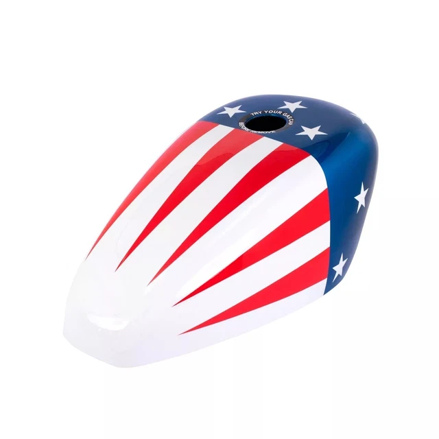 FUEL TANK COVER SimonKustom American flag sportste Harley Davidson iron