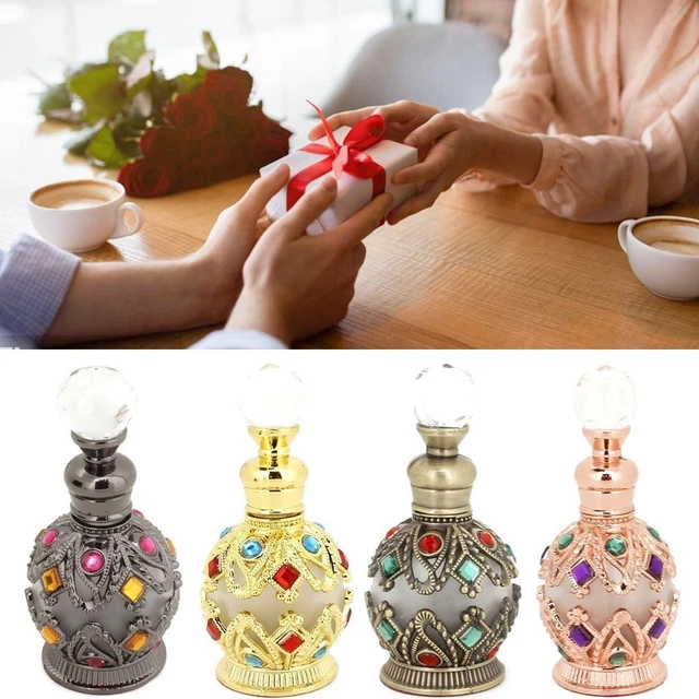 Botellas de aceite recipiente de prueba para muestras cosméticas estilo vintage botellas de perfume