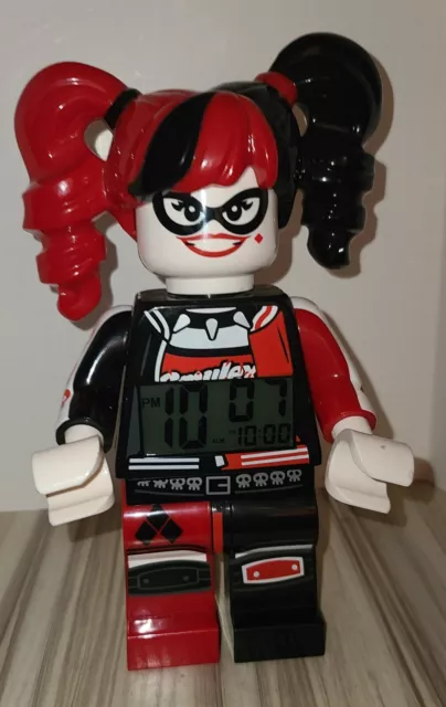 LEGO The Batman Movie Harley Quinn DC Figure Digital Alarm Clock Tested