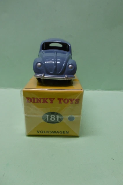 DINKY Spielzeug Atlas VW Volkswagen Kafer Cox Käfer Blau Ref. 181 1/43