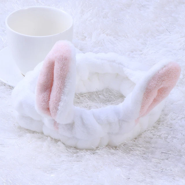 Fasce per capelli viso bambino peluche spa fasce donna trucco elastico soffice