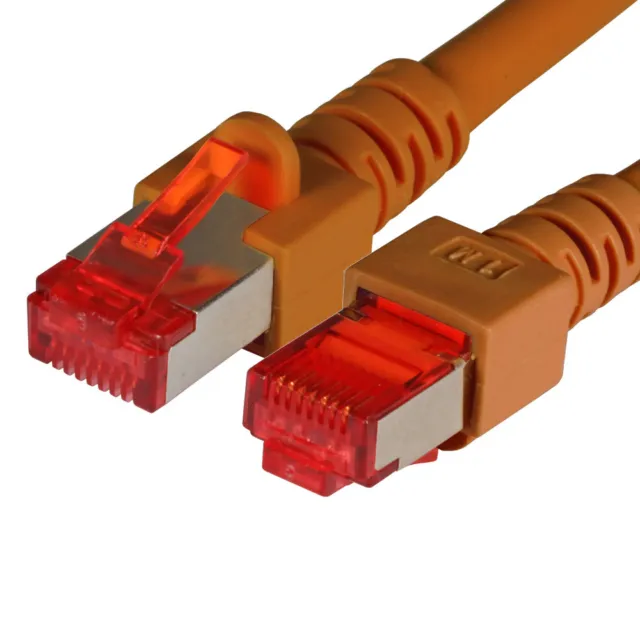 1m CAT.6 Patchkabel Netzwerkkabel SFTP braun LAN Ethernet DSL RJ45 Kabel