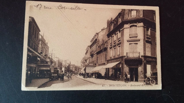 Carte postale Boulevard de Courtais Montluçon 03