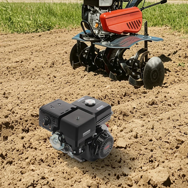 4-Takt 15 PS OHV Einzylinder Benzinmotor, Schwerlastmotor 9.7KW 420CC Luftkühlung Standmotor, Zylinder Benzin Motor 4-Takt 15 PS OHV Einzylinder Benzinmotor, Schwerlastmotor 9.7KW 420CC Luftkühlung Standmotor, Zylinder Benzin Motor