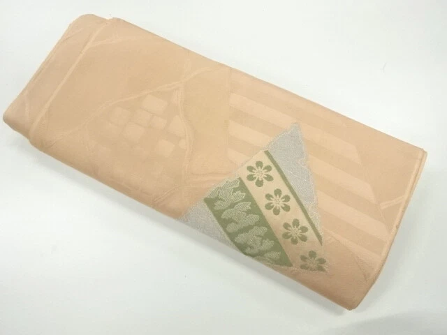 6444346: Japanese Kimono / Antique Araihari For Kimono / Urushi / Woven Flower